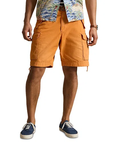 Polo Ralph Lauren The Big Cargo 9.5 Shorts In Orange