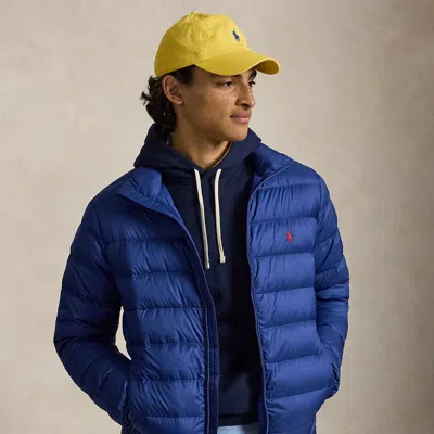 Polo Ralph Lauren The Colden Packable Down Jacket In Blue Yacht