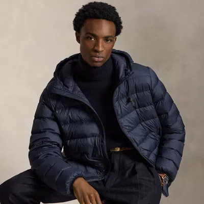 Polo Ralph Lauren The Colden Packable Down Jacket In Collection Navy