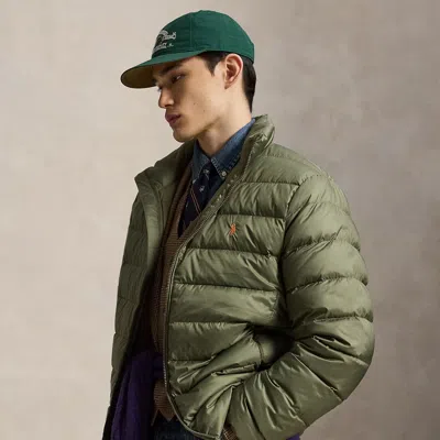 Polo Ralph Lauren The Colden Packable Down Jacket In Cruise Olive In Green