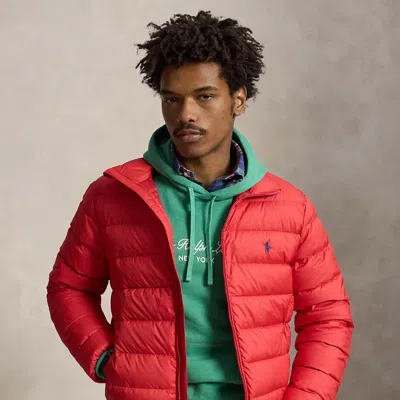 Polo Ralph Lauren The Colden Packable Down Jacket In Rl Red