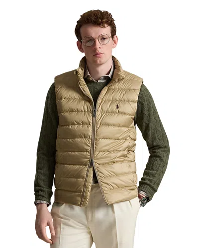 Polo Ralph Lauren The Colden Packable Down Vest In Brown