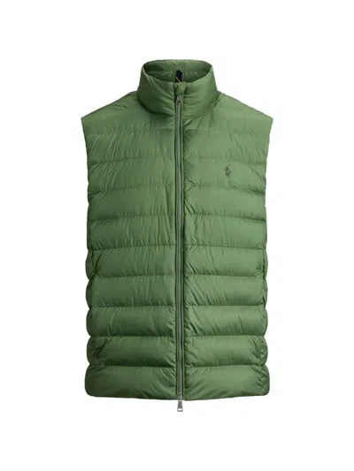Polo Ralph Lauren The Colden Packable Down Vest In Green