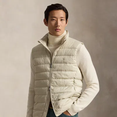 Polo Ralph Lauren The Colden Packable Down Vest In Basic Sand