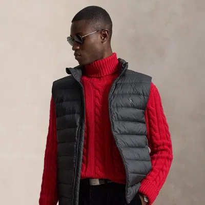 Polo Ralph Lauren The Colden Packable Down Vest In Polo Black
