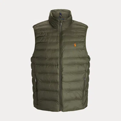 Polo Ralph Lauren The Colden Packable Gilet In Olive