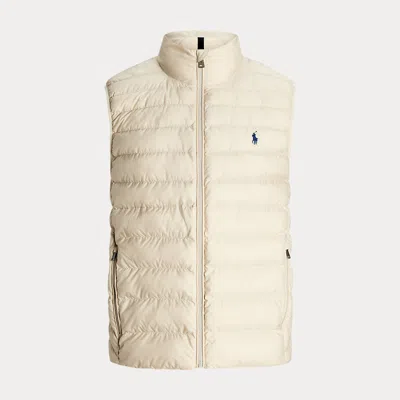 Polo Ralph Lauren The Colden Packable Gilet In Beige