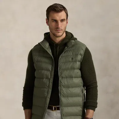 Polo Ralph Lauren The Colden Packable Vest In Cruise Olive