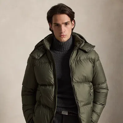 Polo Ralph Lauren The Decker Matte Down Jacket In Ranger Green