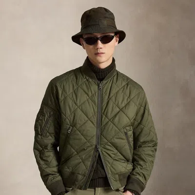 Polo Ralph Lauren The Ghent Quilted Jacket In Company Olive In Green