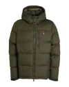 Polo Ralph Lauren The Gorham Down Jacket Man Puffer Military Green Size L Recycled Polyester
