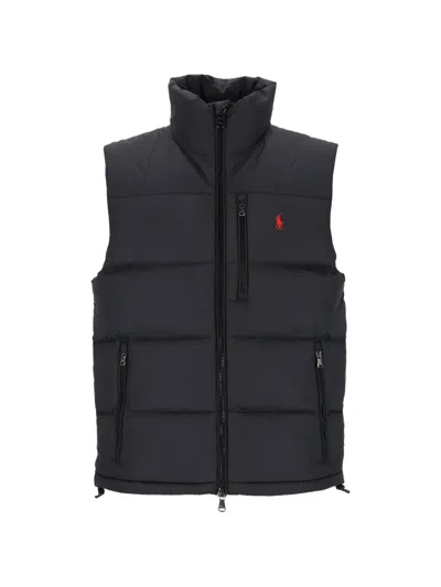 Polo Ralph Lauren The Gorham Down Quilted Gilet In Black