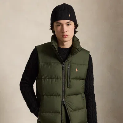 Polo Ralph Lauren The Gorham Down Vest In Company Olive In Green