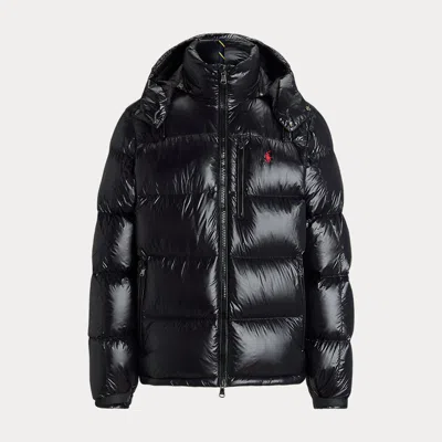 Polo Ralph Lauren The Gorham Glossed Down Jacket In Black
