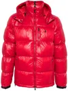 Polo Ralph Lauren Water Repellent Down Jacket In Red