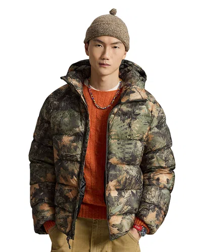 Polo Ralph Lauren The Hawthorne Camo Down Jacket In White