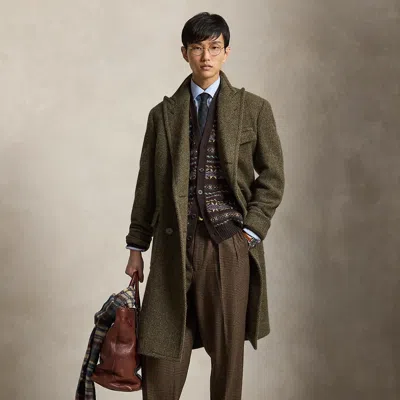 Polo Ralph Lauren The Herringbone Tweed Polo Coat In Loden Multi