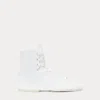 Polo Ralph Lauren The High-top Pony Ballerina Sneaker In Deckwash White