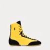 Polo Ralph Lauren The High-top Pony Ballerina Sneaker In Yellowfin