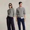 Polo Ralph Lauren The Iconic Cable-knit Cashmere Jumper In Gray