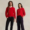 Polo Ralph Lauren The Iconic Cable-knit Cashmere Jumper In Red