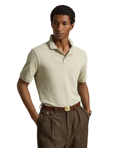 Polo Ralph Lauren The Iconic Classic Fit Mesh Polo In Neutral