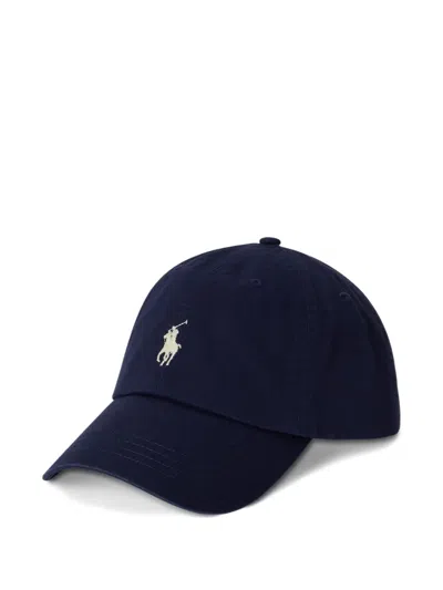 Polo Ralph Lauren The Iconic Cotton Ball Cap In Blue