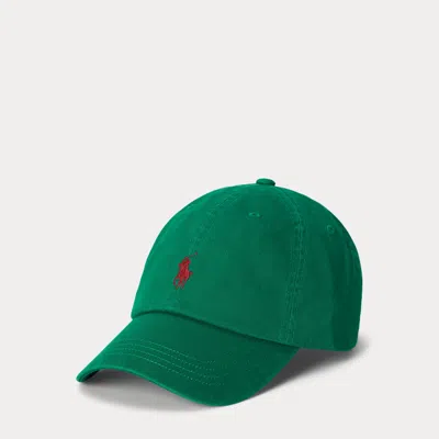Polo Ralph Lauren The Iconic Cotton Chino Ball Cap In Erin Green