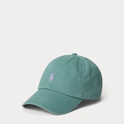 Polo Ralph Lauren The Iconic Cotton Chino Ball Cap In Greenscape W/ C6125
