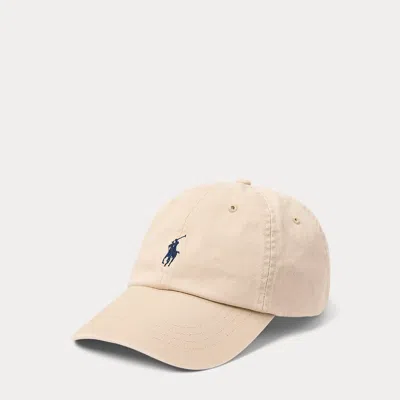 Polo Ralph Lauren The Iconic Cotton Chino Ball Cap In Nubuck/relay Blue