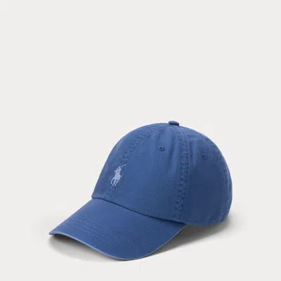 Polo Ralph Lauren The Iconic Cotton Chino Ball Cap In Old Royal In Brown