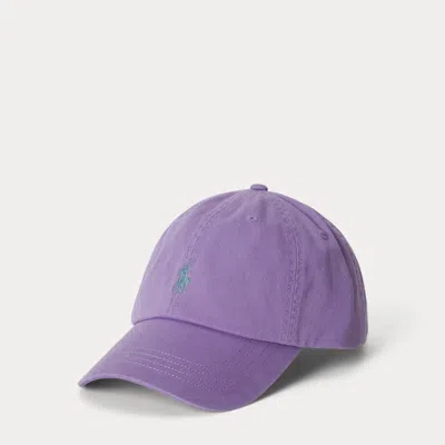 Polo Ralph Lauren The Iconic Cotton Chino Ball Cap In Wisteria
