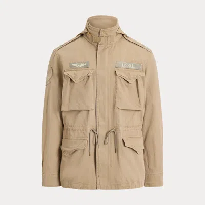 Polo Ralph Lauren The Iconic Field Jacket In Rl Khaki Washed In Brown