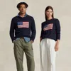 Polo Ralph Lauren The Iconic Flag Jumper In Brown