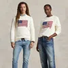 Polo Ralph Lauren The Iconic Flag Sweater In Cream