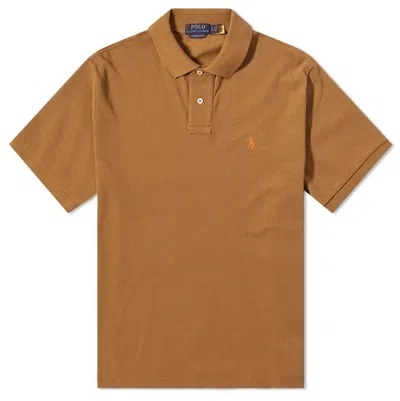 Polo Ralph Lauren The Iconic Mesh Polo Shirt In Brown