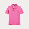 Polo Ralph Lauren Kids' The Iconic Mesh Polo Shirt In Dalia Pink