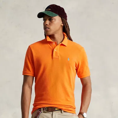 Polo Ralph Lauren The Iconic Mesh Polo Shirt In Orange
