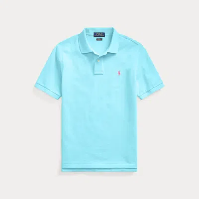 Polo Ralph Lauren Kids' Toddler And Little Boys Cotton Mesh Polo Shirt In French Turquoise