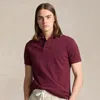 Polo Ralph Lauren The Iconic Mesh Polo Shirt In Burgundy