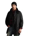 Polo Ralph Lauren The Iconic Oilcloth Car Coat In Black