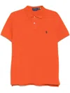 Polo Ralph Lauren Slim Fit Polo Shirt Classique In Orange