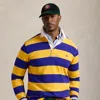 Polo Ralph Lauren The Iconic Rugby Shirt In Arctic Yellow/blue