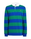 Polo Ralph Lauren The Iconic Rugby Shirt Man Polo Shirt Green Size L Cotton