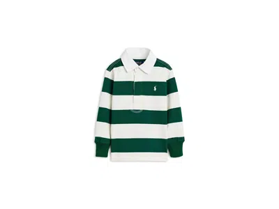 Polo Ralph Lauren The Iconic Rugby Shirt (toddler/little Kid) Boy's Clothing Hunter Green/nevis: 6 Little Kid