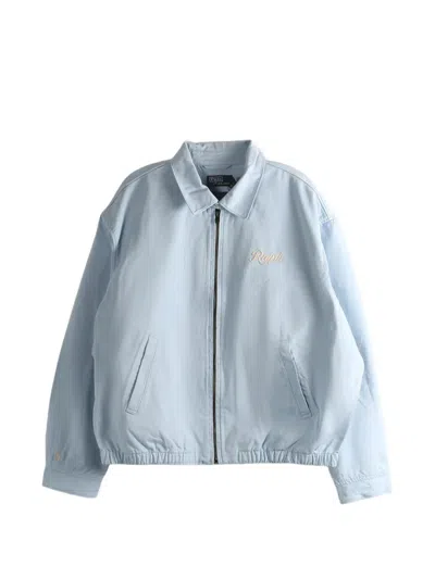 Polo Ralph Lauren The Logo Big Bayport Zip-up Bomber Jacket In Blue