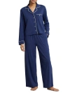 Polo Ralph Lauren The Madison Knit Pajama Set In Navy