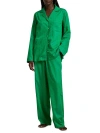 Polo Ralph Lauren The Madison Woven Pajama Set In Clover Royal
