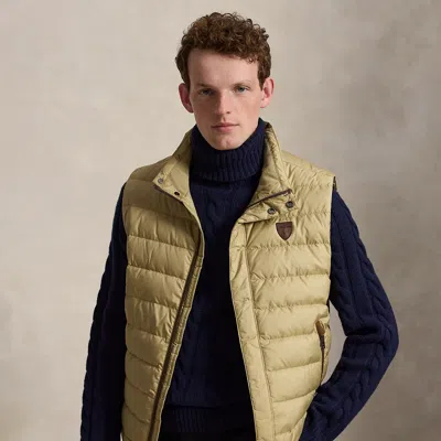 Polo Ralph Lauren The Mayhew Matte Down Vest In Rl Khaki
