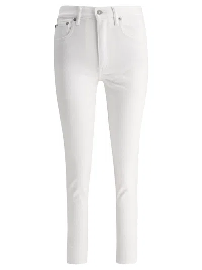 Polo Ralph Lauren The Mid Rise Skinny Jeans White